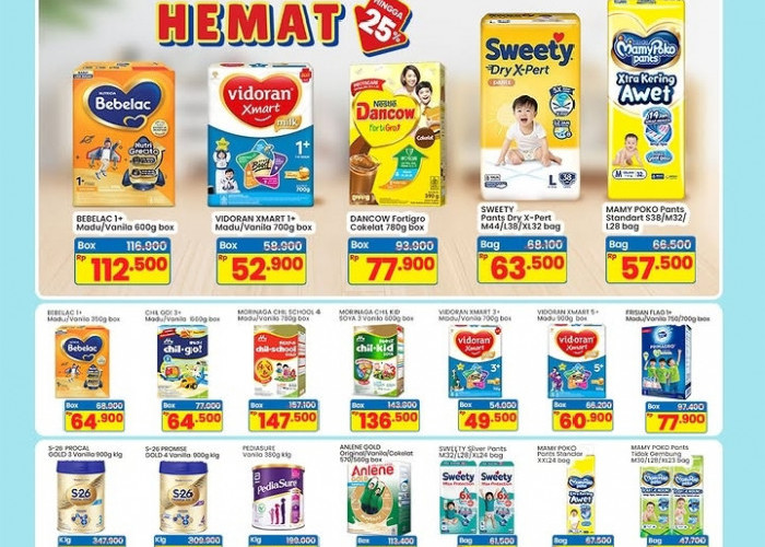 Promo Indomaret 15-28 Oktober 2026: Belanja Susu dan Popok Hemat!