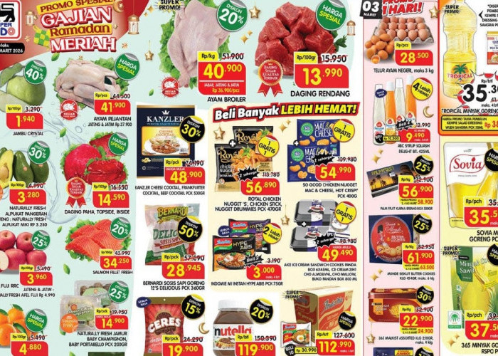 Promo Superindo Weekday 2-5 Maret 2026: Persiapan Buka Puasa Lebih Hemat dengan Kurma Tunisia Rp 4.970