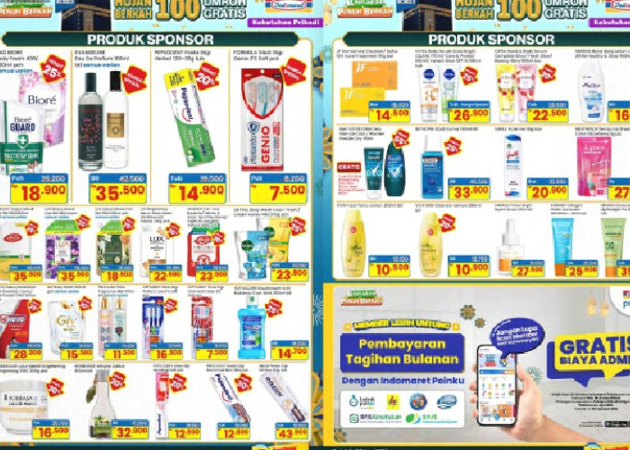 Perawatan Diri Badan, Muka, hingga Rambut Hemat 30% di Promo Indomaret Hari Ini Sampai 18 Februari 2026