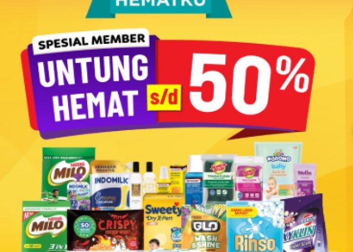 Lengkapi Kebutuhan Rumahmu Dan Nikmati Diskon 50% Bersama Promo Hematku Dari Alfamart