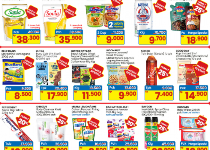 Promo JSM Indomaret Terbaru Periode 6-8 Februari 2026. Minyak Goreng Diskon 50%