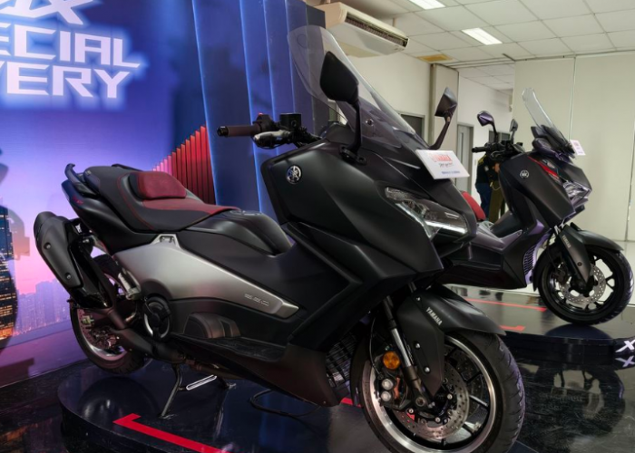 Yamaha Tmax Motor Skutik Tertinggi di Yamaha, Ini Spesifikasi & Harganya