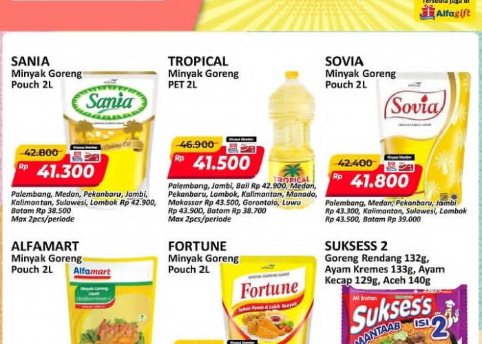 Promo Alfamart Gantung 25-31 Agustus 2026: Sunco 2L Rp43.900 dan Diskon Gajian!