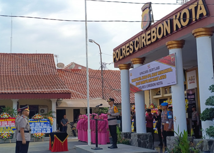 Mutasi Pejabat Utama di Polres Cirebon Kota, Semangat Baru Mengemban Tugas