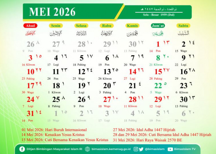 Menghitung Hari Menuju Idul Adha 1447 H: 1 Dzulhijjah 2026 Jatuh pada Tanggal Berapa?
