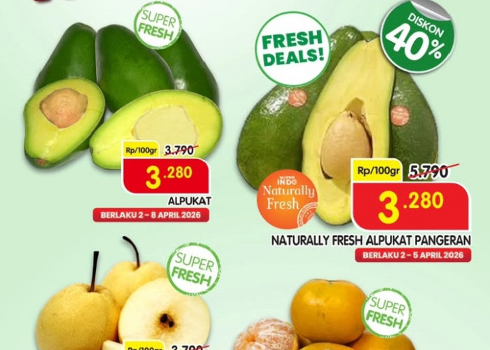 Promo Superindo Terbaru April 2026: Borong Sayur & Buah Mulai Rp1.740, Ada Promo Beli 1 Gratis 1!