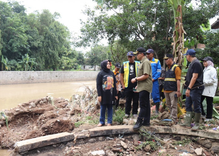 Ketua DPRD Kota Cirebon Prihatin Bendungan Canggong dan Cipager yang Mengalami Rusak Parah Pasca Banjir