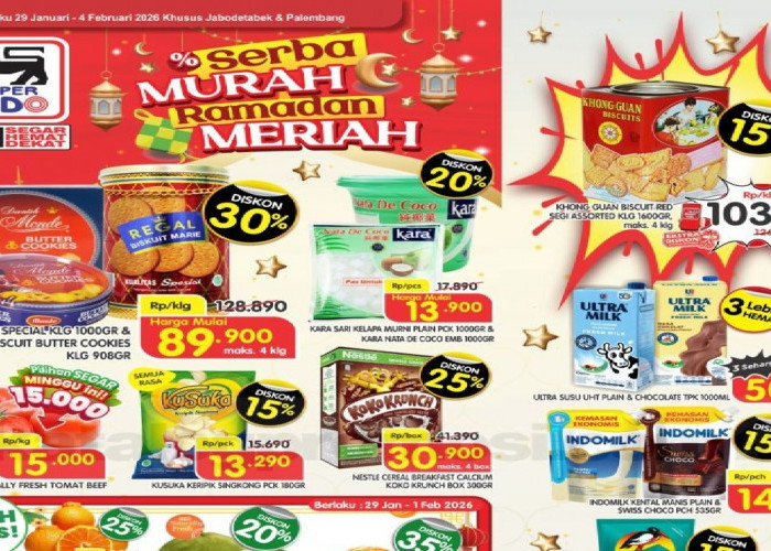 Katalog Promo JSM Superindo Terbaru 1-5 Februari 2026: Sirup Marjan Cuma Rp 18.200