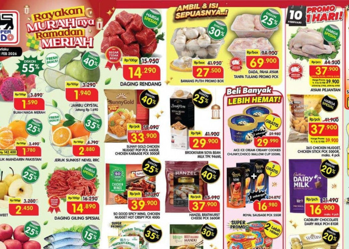 Promo Superindo Weekday Periode 10-12 Februari 2026: Rayakan Murahnya Ramadhan Meriah 