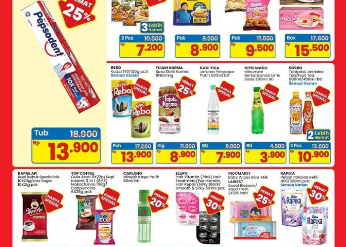 Promo Indomaret Minggu Ini 4 - 10 Juni 2026: Minyak Goreng, Susu, & Kebutuhan Pokok Mulai Rp3.000!