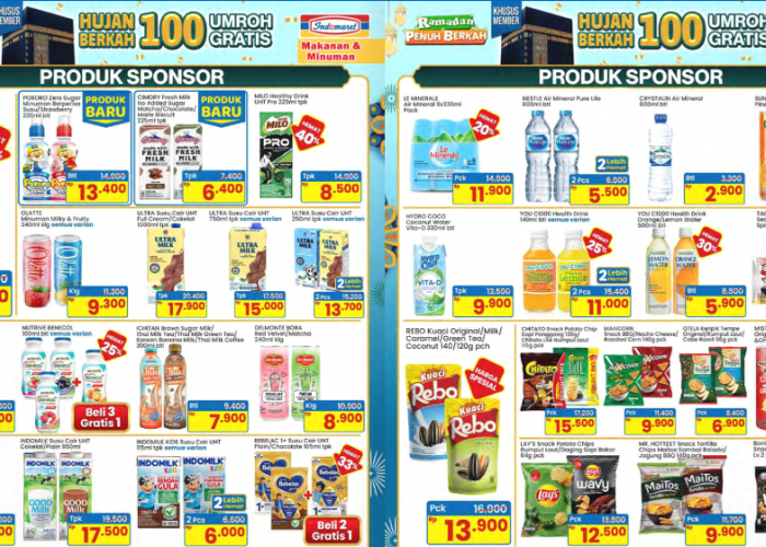 Promo Super Hemat Indomaret Periode 19 Februari - 4 Maret 2026 Bikin Belanja Kamu Makin Hemat