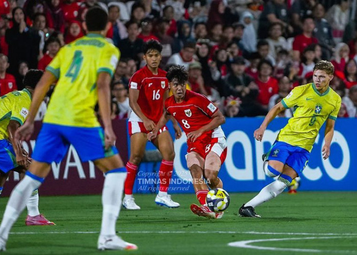 Timnas Indonesia U17 Kalah 4-0 atas Timnas Brazil U17 