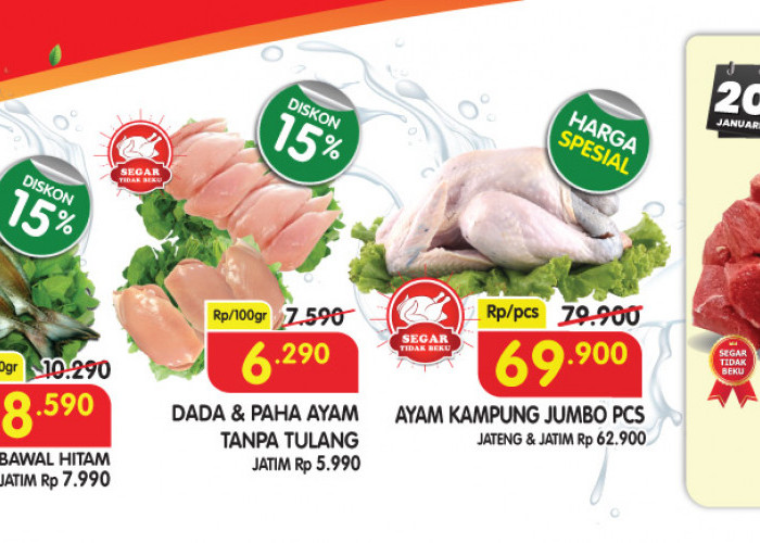Katalog Promo Superindo Januari 2026: Minyak dan Daging Diskon Drastis!