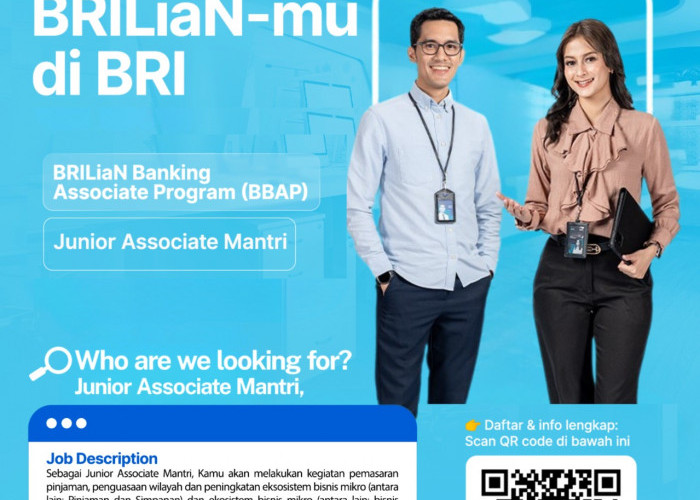 BRI Bandung Buka Lowongan 'Junior Associate Mantri' 2026, Catat Syarat dan Link Daftarnya!