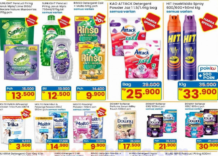 Promo Indomaret Hari Ini: Produk Kesehatan & Kebersihan Mulai Rp 4.900, Ada Diskon Bejo Hingga Hingga Rinso!