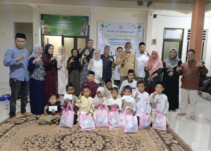 Kadin Kota Cirebon Gelar Bukber dan Santunan Anak Yatim 3 Yayasan