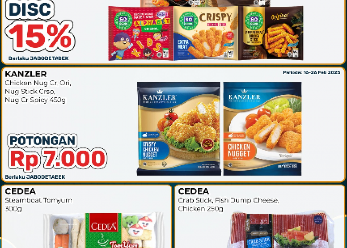 Sahur Lebih Praktis Dan Hemat Pakai Promo Frozen Food Fair Alfamart. Nikmati Diskon Hingga 34%