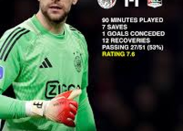 Maarten Paes Debut Ajax Tampil Gemilang Bersama Tim Barunya