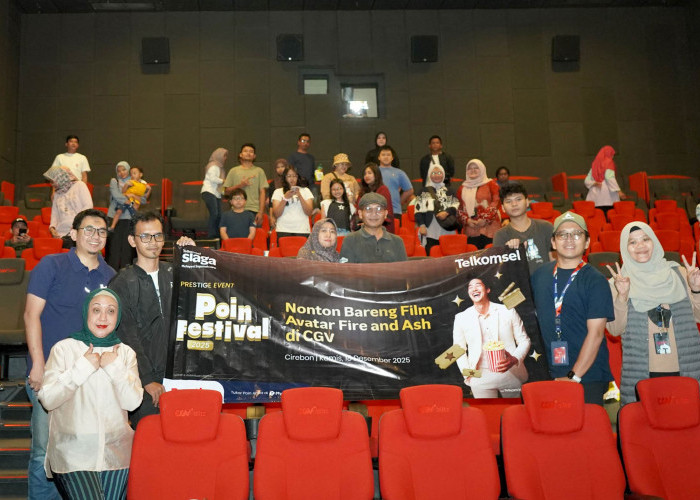 Telkomsel Hadirkan Keseruan di Penghujung Tahun Bagi Pelanggan Setia Telkomsel Prestige di Cirebon Lewat Nobar