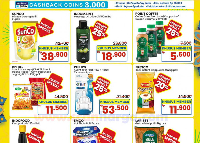 Daftar Promo Indomaret Minggu Ini Maret 2026: Tebus Murah Minyak Goreng Pakai Kartu Kredit