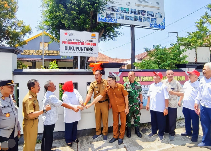 Desa Dukupuntang Ditetapkan sebagai Kampung Donor PMI Kabupaten Cirebon