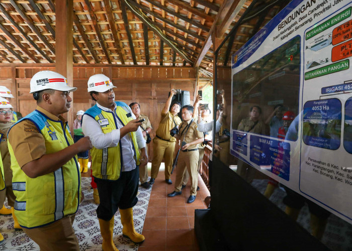 Mampu Cegah Banjir di Demak-Grobogan, Taj Yasin Tinjau Proyek Bendungan Jragung