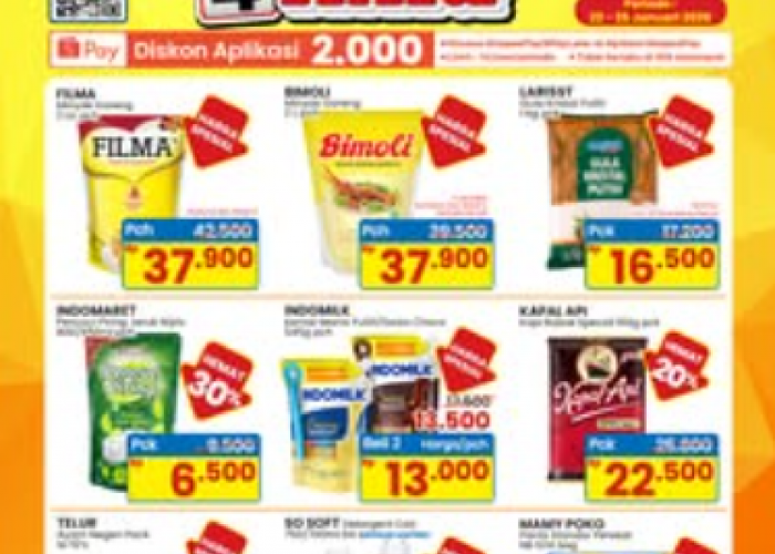 Promo Indomaret Hari ini, Kesempatan Terakhir dapat Minyak Murah!