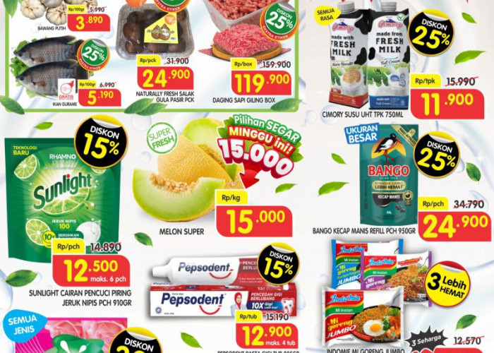 Promo Superindo Weekday Januari Edisi 19-22 Januari 2026: Ada Promo Beli 1 Gratis 1!