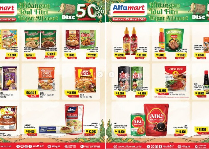 Hidangan idul Fitri Dapur Alfamart, Promo Hari Ini Diskon Sampai 50%,  Rasa Masa Bmb Gulai Beli 1 Gratis 1