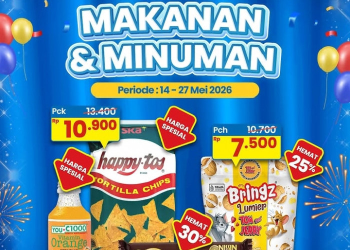 Promo Indomaret Super Hemat Kategori Makanan 14-27 Mei 2026: Chupa Cups Beli 2 Gratis 1!