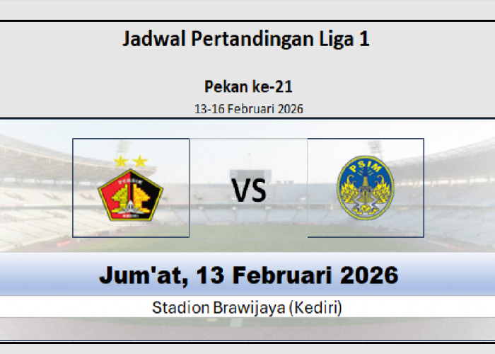 Persik Kediri vs PSIM, Jadwal Pertandingan, Head to Head, Siapa yang Akan Bangkit Di Tengah Klasemen?