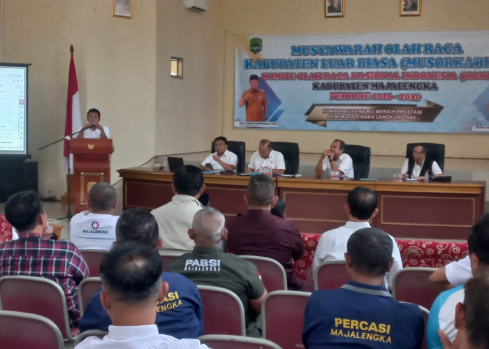 Cari Ketua Baru, KONI Majalengka Gelar Musorkablub 2026