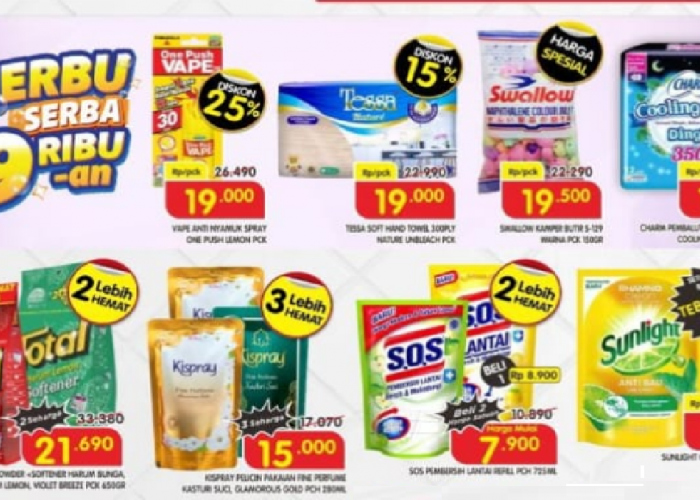 Berlaku Hingga Hari Ini! Katalog Promo JSM Superindo Pekan Ini 20-22 Februari, Pisang Emas Rp 1.550/100gr