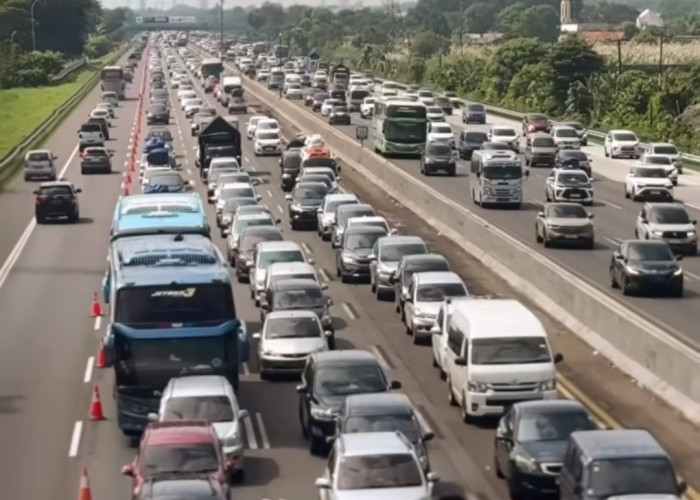 Sudah One Way Ditambah Contra Flow, Begini Penampakan Arus Balik ke Jakarta