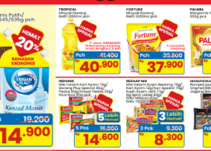 Minyak 2L Turun Harga Hanya Rp 35.700, Katalog Promo JSM Indomaret Hari Ini, 23-25 Januari 2026, Belanja Hemat