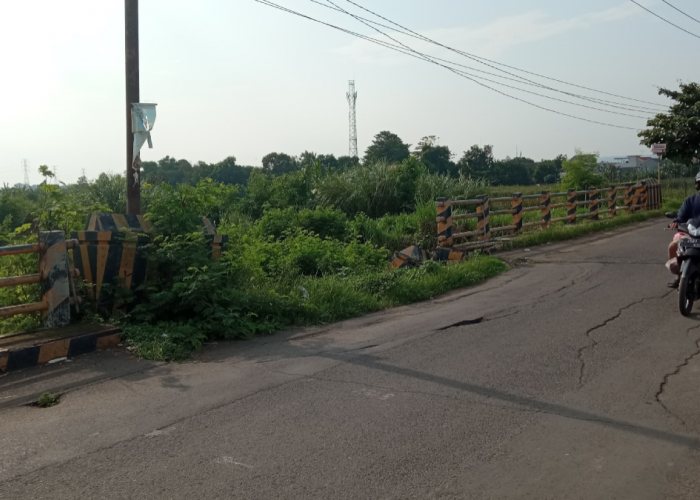 Jembatan Terusan Kali Cikalong Rusak Berat, Perangkat Kelurahan Larangan Sigap Melaporkannya