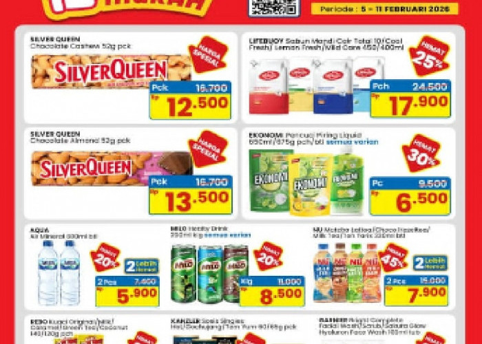 Deretan Produk Diskon Harga Spesial hingga 30% di Promo Indomaret Paling Murah Hari Ini 11 Februari 2026