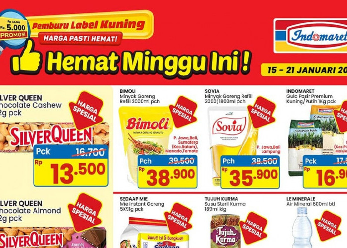 Promo Indomaret 18 - 21 Januari 2026: Minyak Goreng Turun Harga 