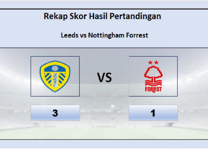 Leeds Menang 3-1 vs Nottingham Forest! Jayden Bogle, Noak Okafor, dan Dominic Calvert-Lewin Berhasil Cetak Gol