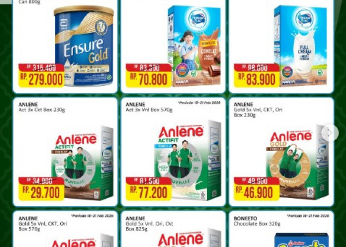 Promo Alfamart Liquid Milk, Powder Milk, dan KKM Fair Periode 16 - 28 Februari 2026, Diskon hingga 33%!