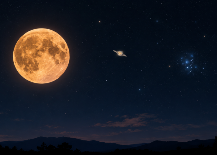 Puncak Hunter’s Moon 26 Oktober 2026 Didampingi Saturnus dan Pleiades