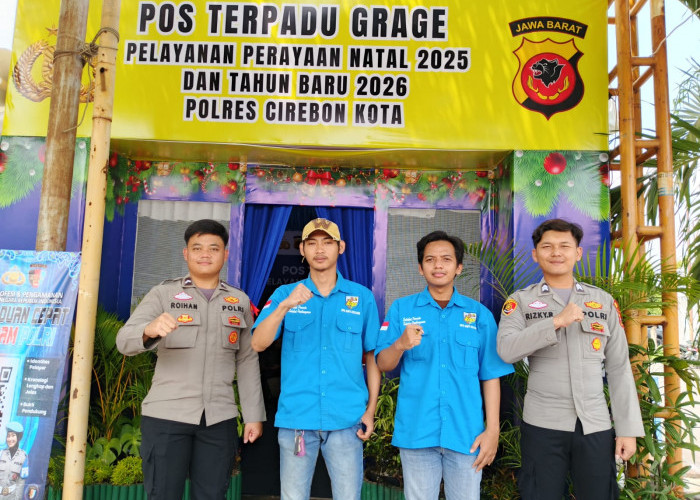 KNPI Kota Cirebon Turut Amankan Nataru, Ajak Pemuda Jaga Kondusivitas dan Solidaritas