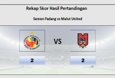 Hasil Semen Padang vs Malut United 2-2 Seri, Perolehan Poin Malut Semakin Jauh Dari Tim Papan Atas Lainnya