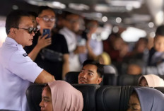 Ratusan Warga Kuningan Balik Mudik Gratis Bersama Kemenhub RI  