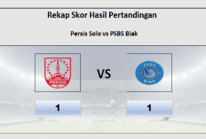 Hasil Persis Solo vs PSBS Biak 1-1, Kembali Imbang Pada Musim Liga 1 Kali Ini