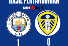 Premier League: Hasil Manchester City vs Leeds United City Menang 1-0