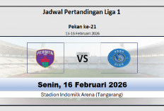 Persita vs PSBS Biak, Akankah Persita Kembali Kalah? PSBS Biak Unggul Head to Head