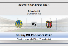 Jadwal Pertandingan PSIM VS Bali United Liga 1, Head to Head Unggul PSIM, Bali United Tiga Kekalahan Beruntun