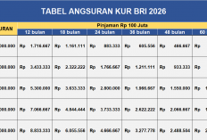 Tabel Pinjaman KUR BRI Rp 100 Juta 2026, Angsuran 70 ribuan, Tenor 5 Tahun, Cicilan Ringan!