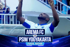BRI SUPER LEAGUE: Hasil Arema FC vs PSIM Yogyakarta Skor 3-1 Alberto Menggila 